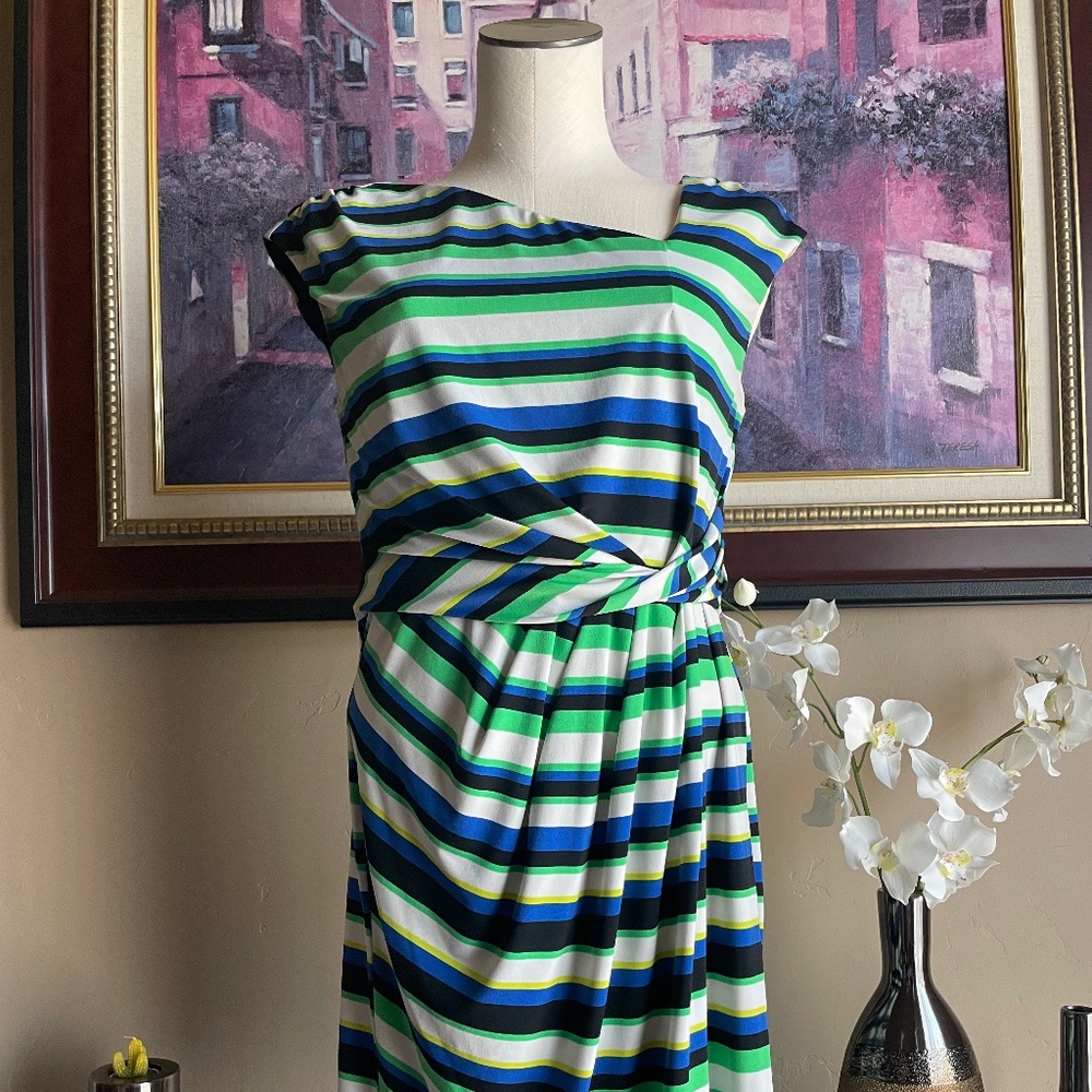 Vibrant Striped Dress